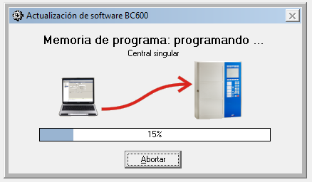 Parsoft BC600 actualizandose