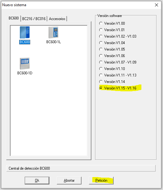 Parsoft BC600 actualizada