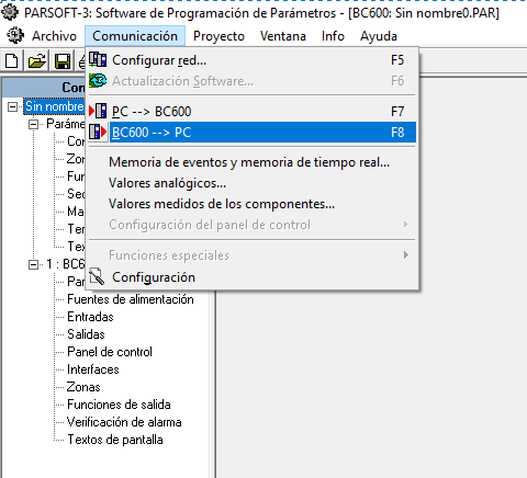 copia programación parsoft